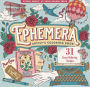 Ephemera Adult Coloring Book (31 one-sided designs on thick paper)
