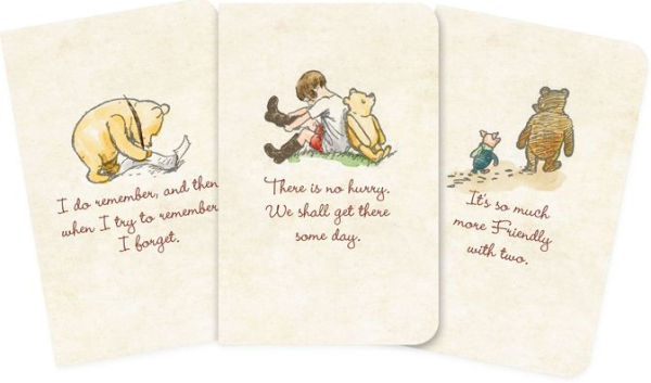 Winnie-The-Pooh Jotter Notebooks (Set of 3)