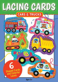 Title: Cars & Trucks Lacing Cards (set of 6 cards), Author: Peter Pauper Press