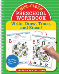 Title: Wipe-Clean Preschool Workbook - Pre-K practice for letters, numbers, and fine motor skills: Write, Draw, Trace, and Erase!, Author: Peter Pauper Press