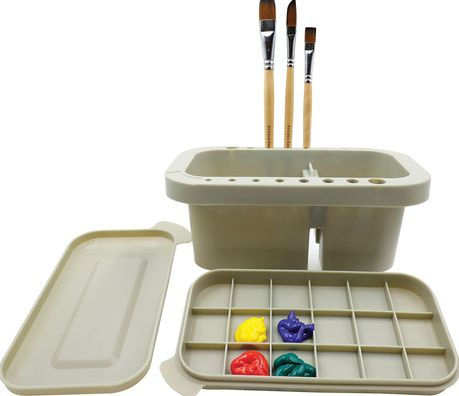 Studio Series Paintbrush Holder, Cleaner, and Organizer for All Water-Based Paints