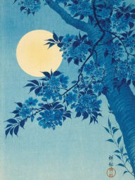 Title: Blossoming Cherry on a Moonlit Night Journal (Deluxe Binding with Gold Gilded Pages), Author: Ohara Shōson