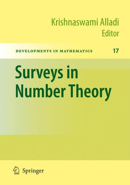 Surveys in Number Theory / Edition 1