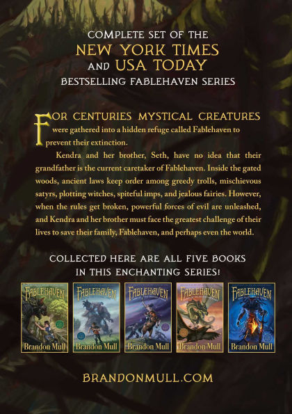 Fablehaven Complete Set (Boxed Set): Fablehaven; Rise of the Evening Star; Grip of the Shadow Plague; Secrets of the Dragon Sanctuary; Keys to the Demon Prison
