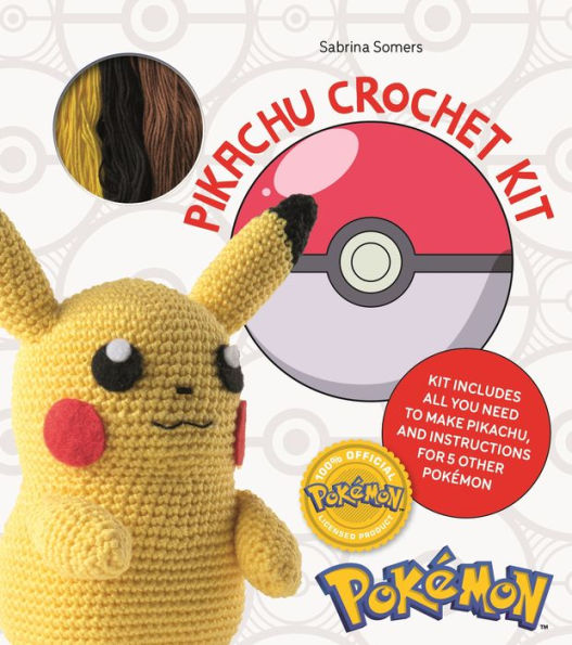 Pokemon Crochet Kit: Kit includes everything you need to make Pikachu and instructions for 5 other Pok mon