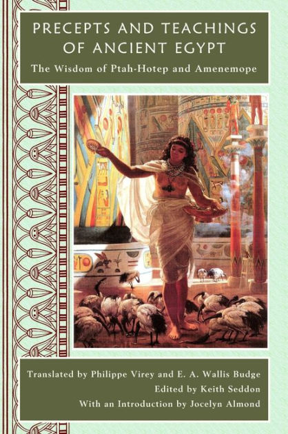 precepts and teachings of ancient egypt the wisdom of business cards logo