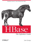 Alternative view 2 of HBase: The Definitive Guide