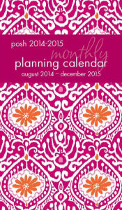 Posh: Batik Beauty 2014-2015 Monthly Pocket Planning Calendar