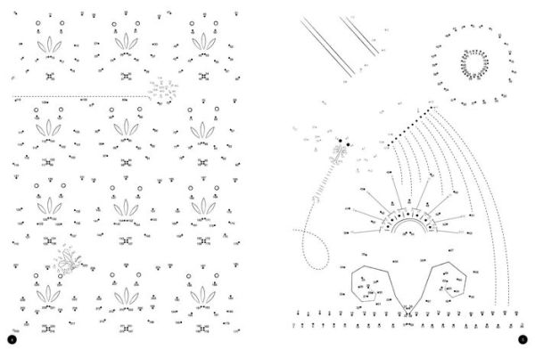 Posh Connections A Dot-to-Dot Coloring Book for Adults