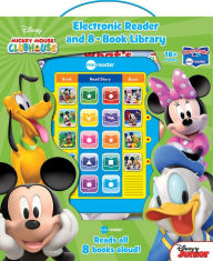 Title: Disney Mickey Mouse Clubhouse Electronic Story Reader and 8-Book Library: Me Reader Reads All 8 Books Aloud!, Author: PI Kids