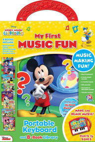 Title: Disney Mickey Mouse Clubhouse My First Music Fun: Portable Keyboard and 8-Book Library; Music Making Fun!, Author: PI Kids