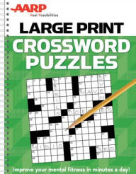 Title: AARP Large Print Crossword Puzzles, Author: Publications International Ltd