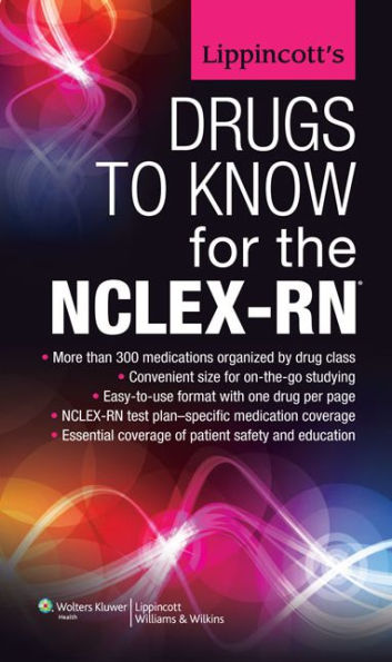 Lippincott's Drugs to Know for the NCLEX-RN