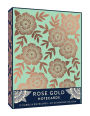 Rose Gold Notecards: 12 Foil-Stamped Cards & Envelopes