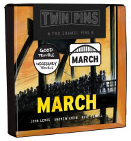 Title: March Twin Pins: Two Enamel Pins