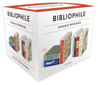 Title: Bibliophile Ceramic Bookends