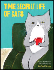 Title: The Secret Life of Cats Correspondence Cards: (Funny Kitty Portrait Flat Cards by Japanese Artist, Cards with Cute and Weird Cat Illustrations)