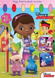 Disney Junior - Brushin' Up on My Smile!: Page Palette Book to Color