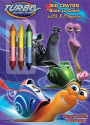 DreamWorks Turbo Racing Team - Snail with a Dream: Big Crayon Book to Color