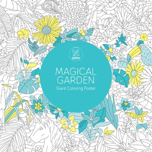 Magical Garden Giant Coloring Poster 9781454709749 Item Barnes