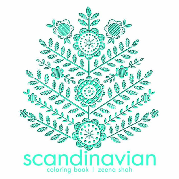 Scandinavian Coloring Book by Zeena Shah, Paperback Barnes & Noble®