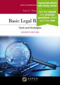 Title: Basic Legal Research: Tools and Strategies / Edition 7, Author: Amy E. Sloan