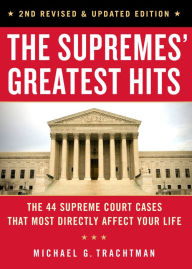 Title: The Supremes' Greatest Hits: The 44 Supreme Court Cases That Most Directly Affect Your Life, Author: Michael G. Trachtman