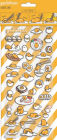 Gudetama Puffy Stickers
