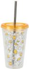 Gudetama Tumbler with Straw
