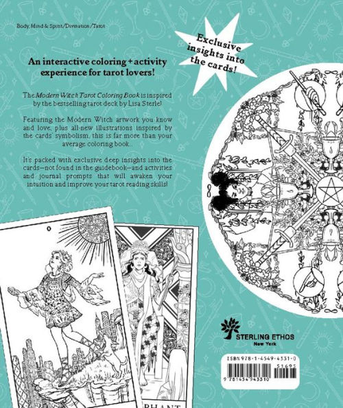 Modern Witch Tarot Coloring Book