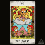 Alternative view 6 of Mystical Medleys Vintage Cartoon Tarot Deck: A 78-Card Tarot Deck with Guidebook