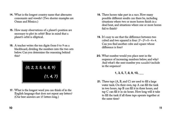 Sip & Solve Two-Minute Brainteasers