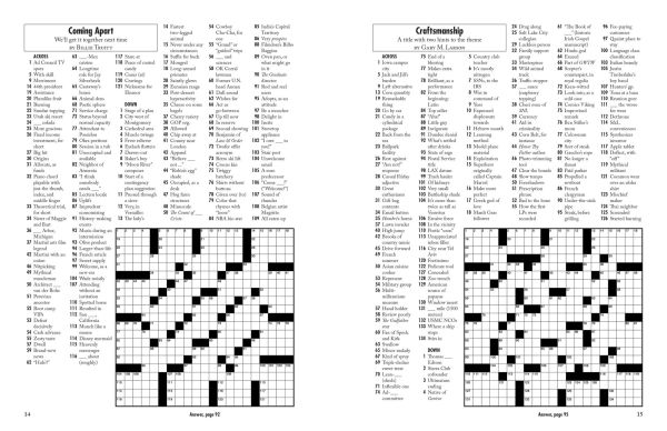 Dreamy Sunday Crosswords