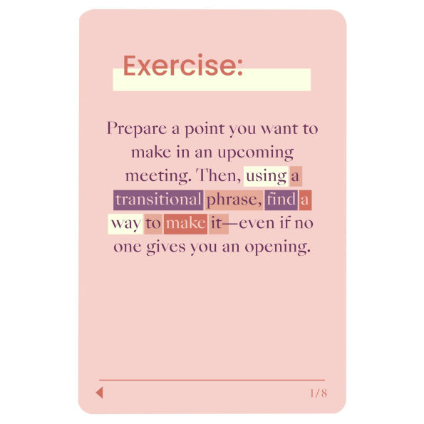 Make Your Voice Heard: A Deck of 72 Tips and Techniques for Effective Communication at Work