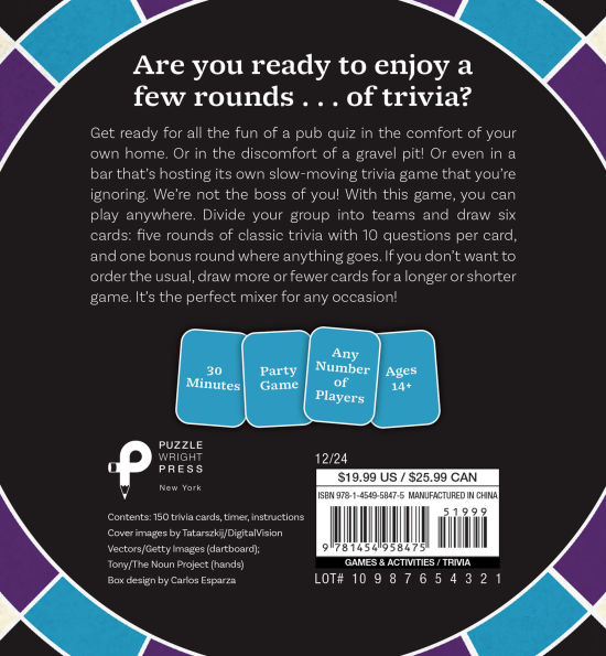 Instant Pub Trivia: Just Add Drinks!