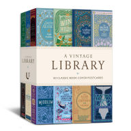 Title: A Vintage Library: 50 Classic Book Cover Postcards, Author: Union Square & Co.