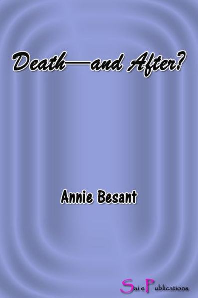 Death--and After?