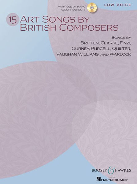 15 Art Songs by British Composers: Low Voice, Book/Online Audio