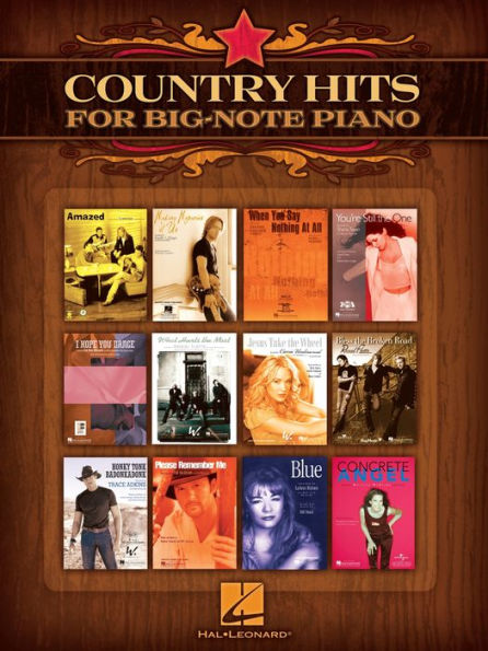 Country Hits for Big-Note Piano (Songbook)