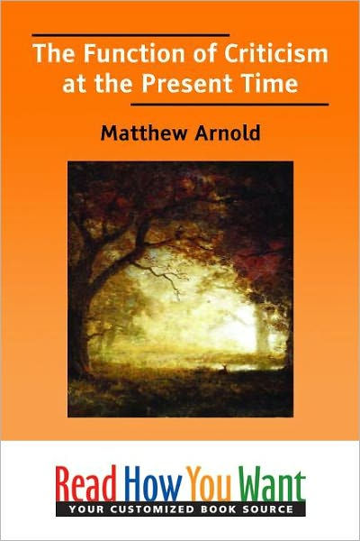 the function of criticism at the the function of criticism at the