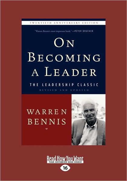 On Becoming A Leader By Warren Bennis, Paperback | Barnes & Noble®