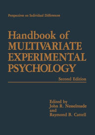 Title: Handbook of Multivariate Experimental Psychology, Author: John R. Nesselroade