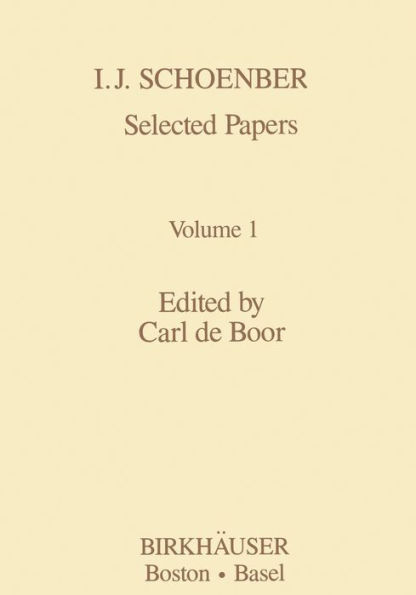 I.J. Schoenberg Selected Papers