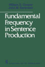 Fundamental Frequency in Sentence Production