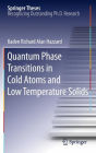 Quantum Phase Transitions in Cold Atoms and Low Temperature Solids