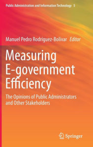 Measuring E-government Efficiency: The Opinions of Public Administrators and Other Stakeholders