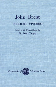 Title: John Brent, Author: Theodore Winthrop