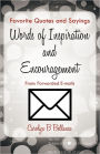 Favorite Quotes And Sayings, Words Of Inspiration And Encouragement From