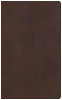 NKJV Ultrathin Reference Bible, Brown Genuine Leather, Indexed