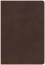 NKJV Super Giant Print Reference Bible, Brown Genuine Leather